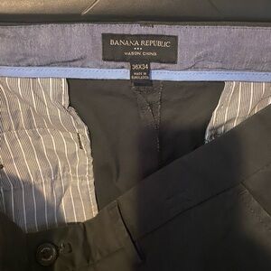 Banana Republic Men's Mason Chino Pants - Dark Gray